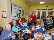 Vystoupení dětí v Domově důchodců Luštěnice